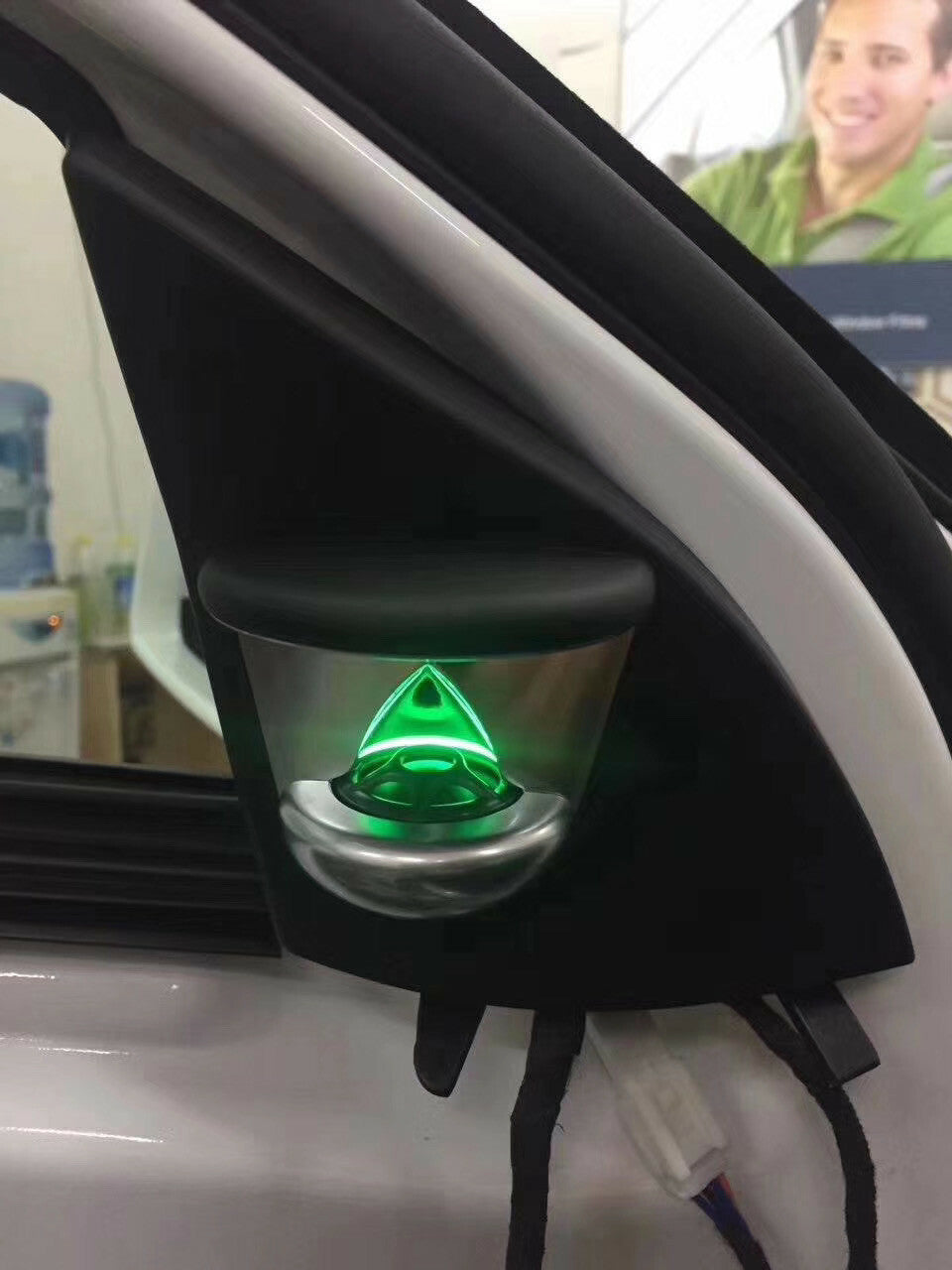 12 color Illuminated speaker tweeter sand clock style for Mercedes W166 GLE X166