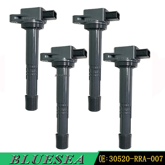 4 Set of Four Ignition Coils 30520-RRA-007 for Honda for Acura 2.0L 2.4L 30520PNA007