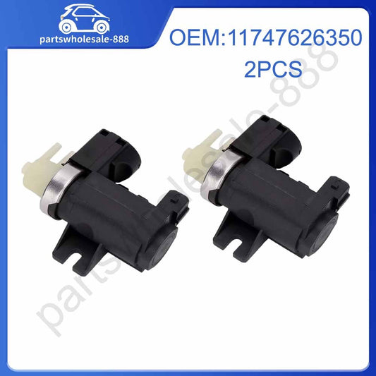 2PCS Turbo Boost Solenoid Valve for BMW E90 335i E60 535i 550 F01 11747626350