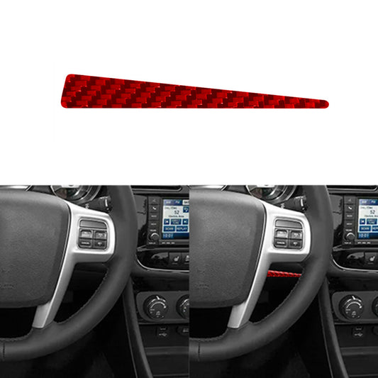 Red Carbon Fiber Driver Side Dash Cover Trim for Chrysler 200 2011-2014