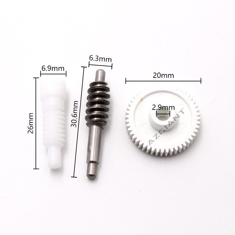 Car Exterior Side Rear View Mirror Folding Motor Gears Kit for Mazda 2 3 2008-14