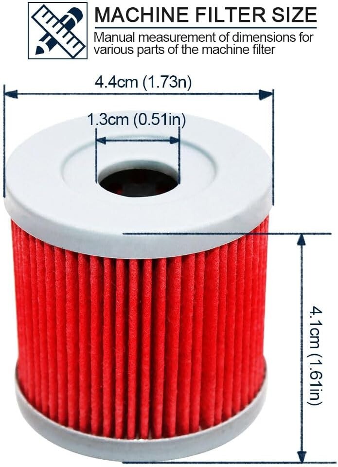 4xOil Filter for Suzuki Z400 LTZ400 LT-Z400 LTR 450 LTR-450 LTR450 1651029F00