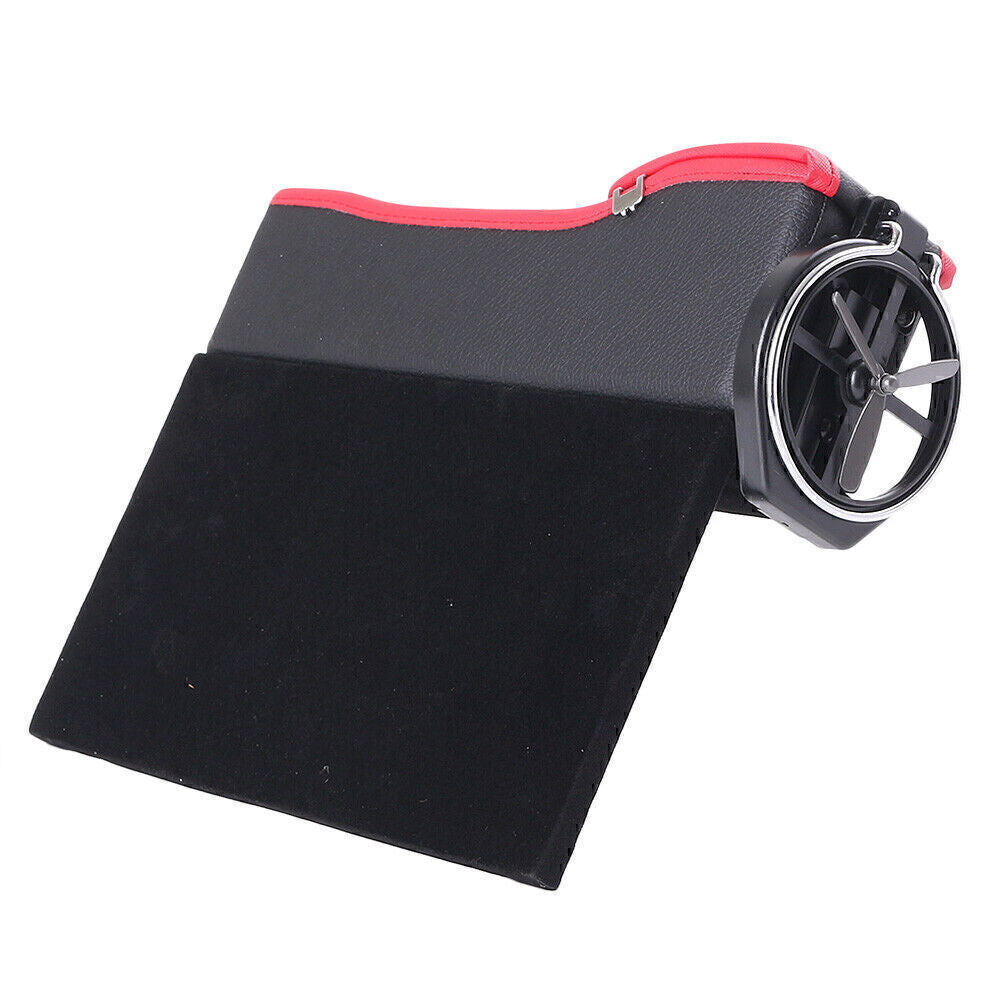 Car driver's for seat storage organizer with cup coil pocket on the left side - universal fit