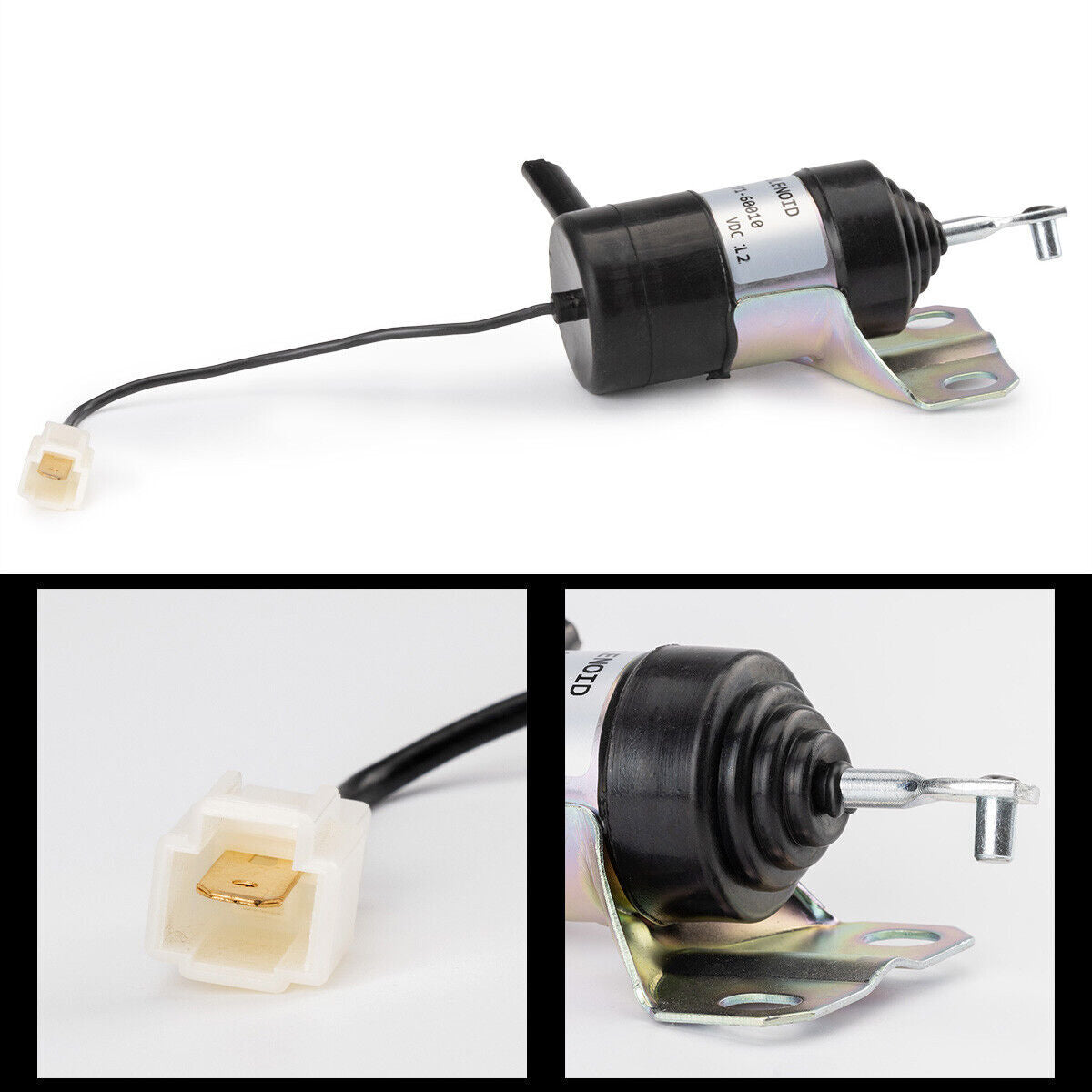 3930233 SA-4335-12 Fuel Shut Off Solenoid for Hitachi for Hyundai Kobelco Komatsu