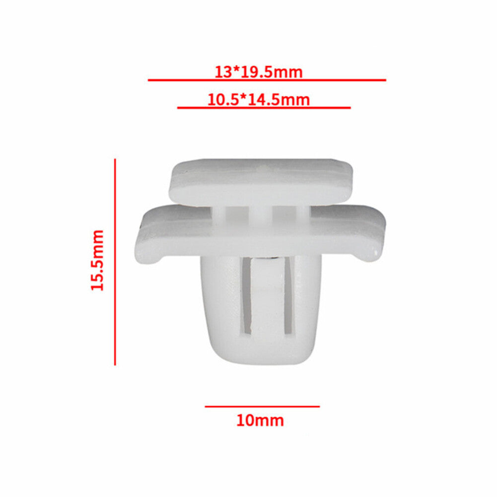 10 Car Side Skirt Sill Guard Moulding Trim Fastener Clips for Honda