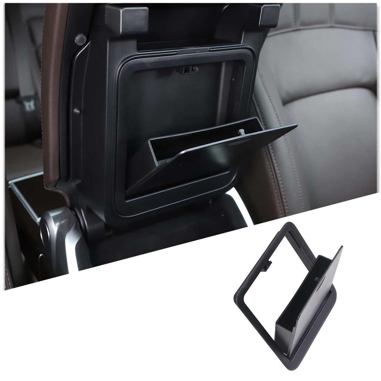 ABS Matte Black Center Control Gear Shift Knob Trim for 2022 for Ford Maverick