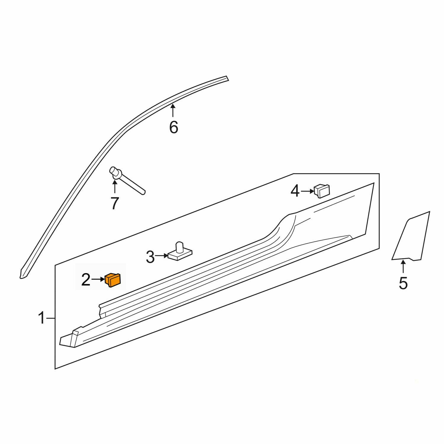 15PCS Rocker Panel Moulding Clips Retainer Fastener Fit GM for Cadillac CTS 10323057