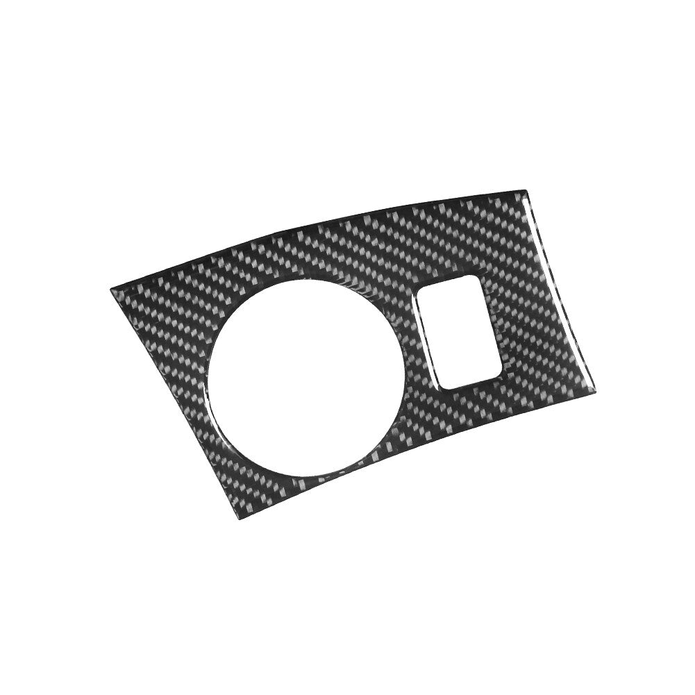 Carbon Fiber Inner Dim Light Control Panel Cover Trim for Ford Fiesta 2011-2015