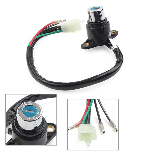 Fit for Honda CA125 1995-99 CMX250 Rebel 85-15 Ignition Switch Lock Key 3 pin 6 wire