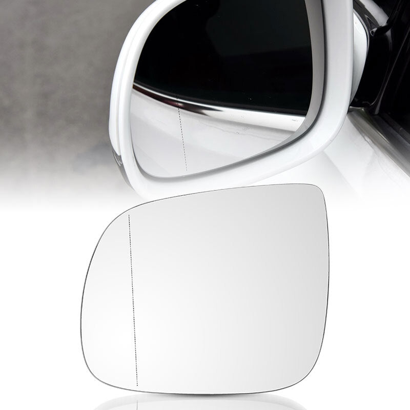 Left Driver Side Door Mirror Glass with Backing Heated for AUDI Q5 Q7 2009-2015