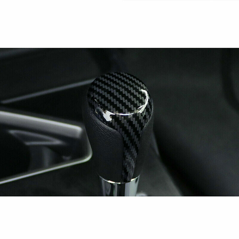 for Toyota for Corolla 2014-2018 Carbon Fiber Central Console Gear Shift Knob Trim