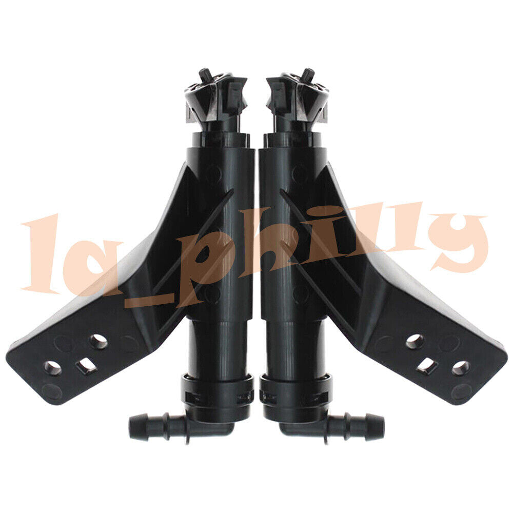 Pair Front Headlight Washer Nozzle Fits for Hyundai Santa Fe DM Grand Fe 2015 - 2018