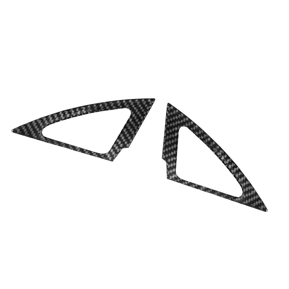 2Pcs Carbon Fiber Door Speaker Outer Frame Cover Trim for KIA Cadenza 2014-2016
