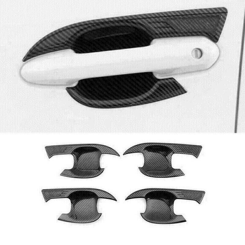 for Toyota Highlander 2021-2024 Carbon Fiber Look Door Handle Bowl Cover Trim 4X