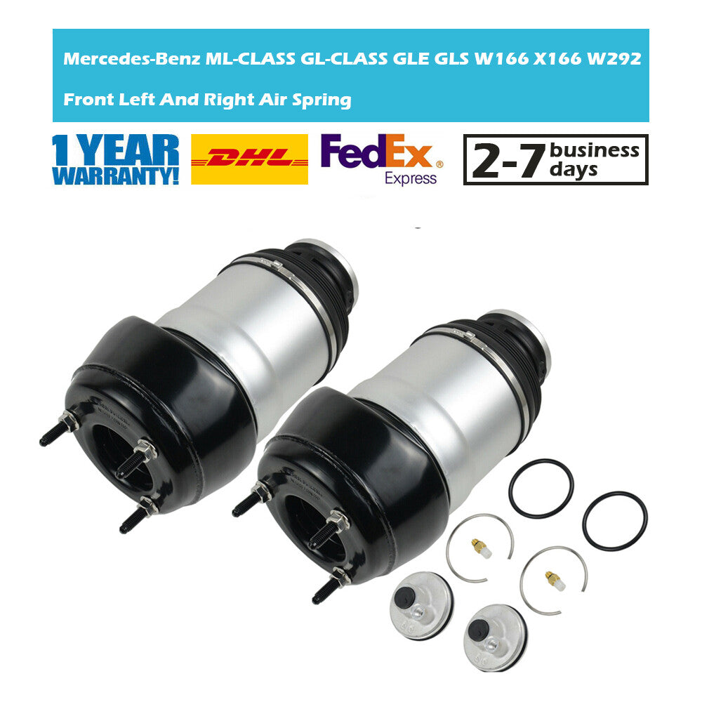 Pair Front Air Suspension Spring Repair Bags Fit for Mercedes W166 X166 A1663201313