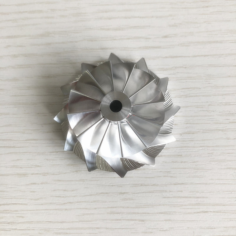 TD04H 13C 40.00/53.00 mm 12+0 blade performance turbine blank compressor wheel