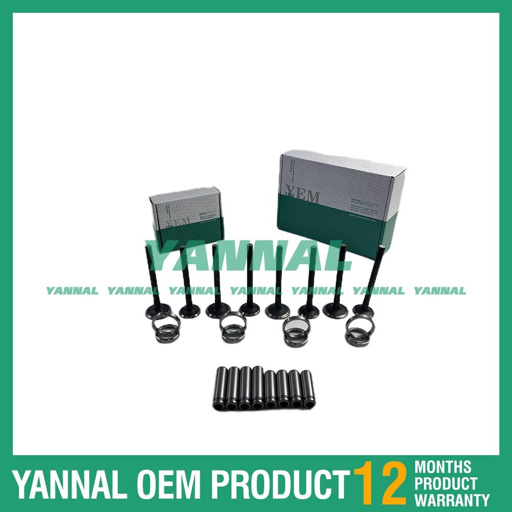 New 4M40 intake and exhaust valve rail for seat kit for Mitsubishi 307B excavators