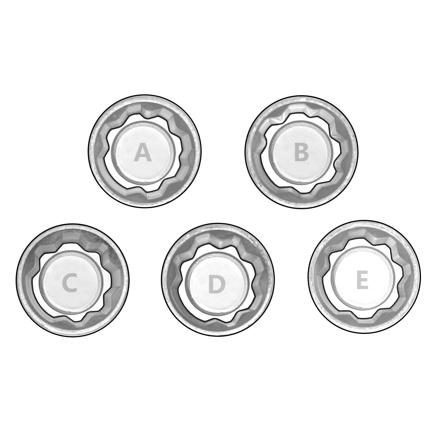 for Tesla Wheel Lock KeyLug Nut Anti-Theft Wheel Lock Removal Tool Set with Socket