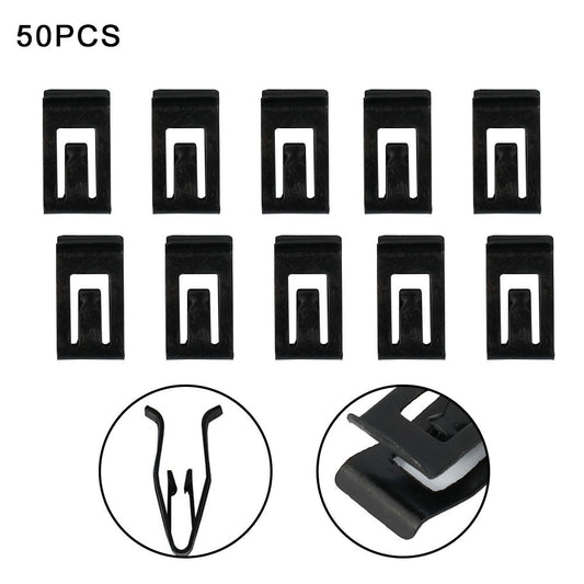 Automotive Bumper Car Clips Black Console Dash Dashboard Metal Retainer
