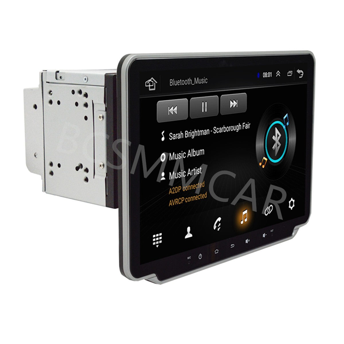 Carplay 2Din Rotatable 10.1'' Android 10 Touch Screen Car Stereo Radio GPS Wifi