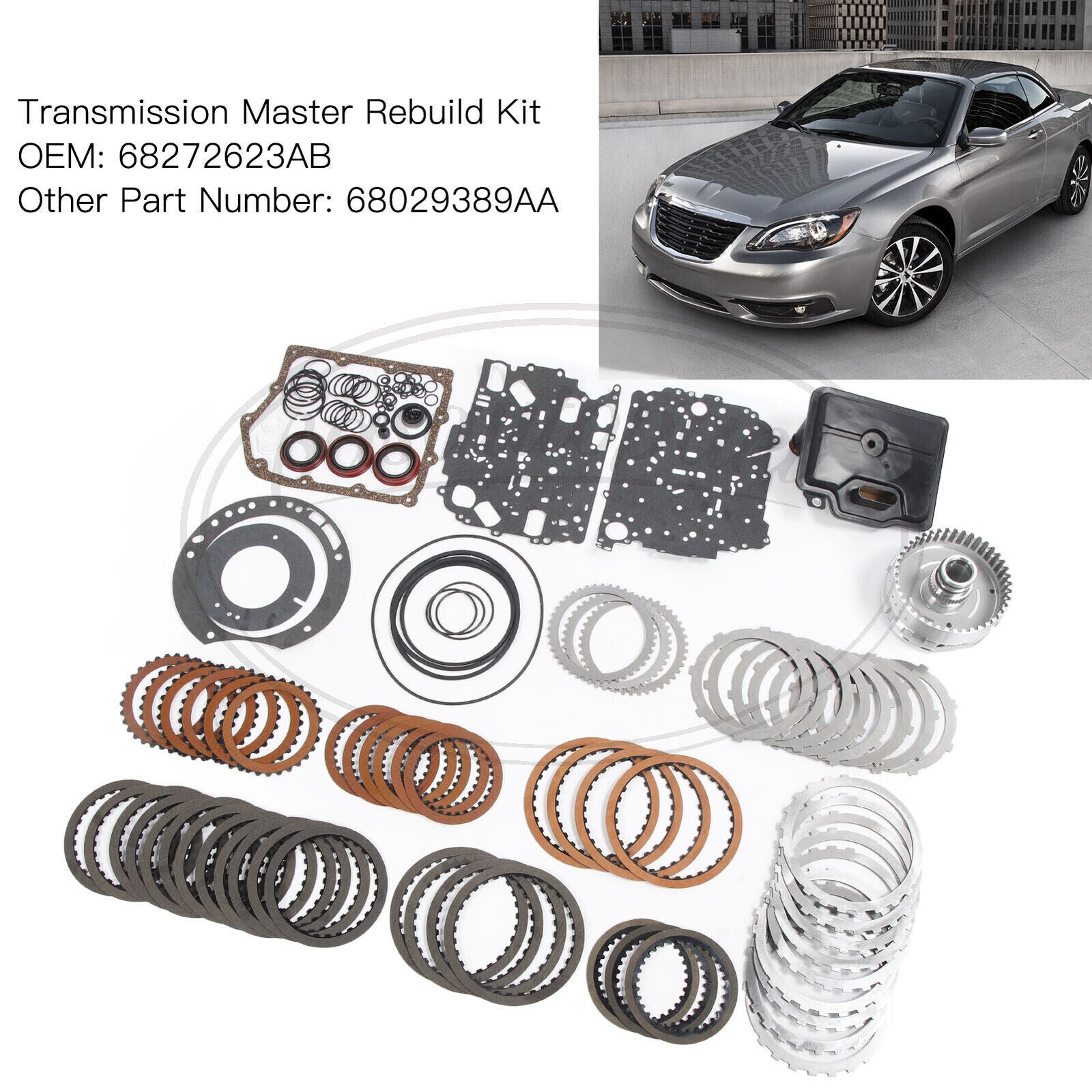 Auto Transmission Master Rebuild Kit Seal 62TE for VW for Chrysler 200 for Dodge Journey
