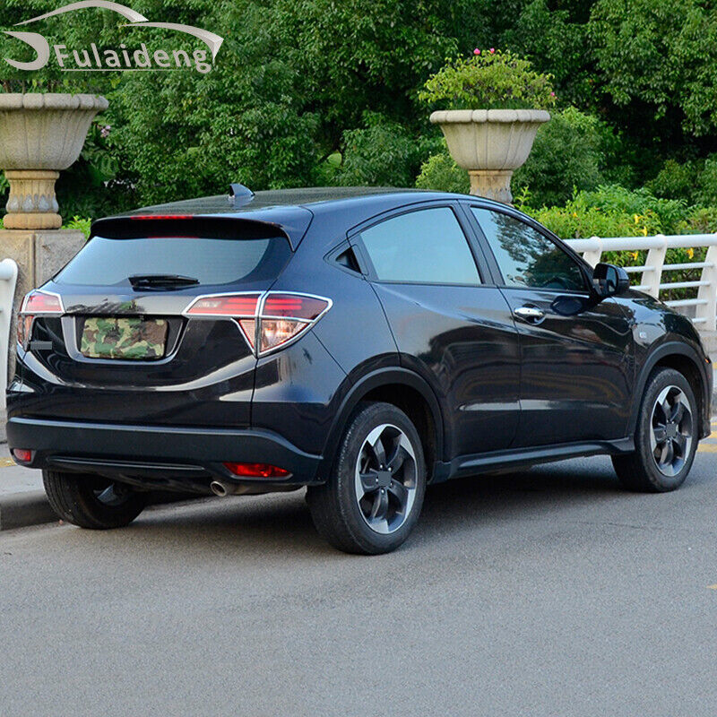 for Honda Vezel HR-V 2016-2018 Chrome Rear Taillight Tail Light Lamp Cover Trim