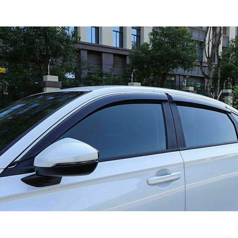 4x for Honda for Civic 22-23 Sedan Window Visor Sun Rain Guard Vent Shade Deflector