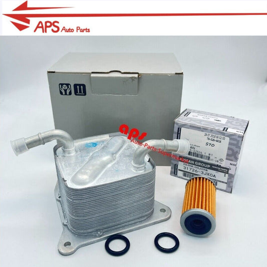 new for Nissan Sentra 1.8L transmission oil cooler kit (21606-3JX2B) for 2013-2019 models.