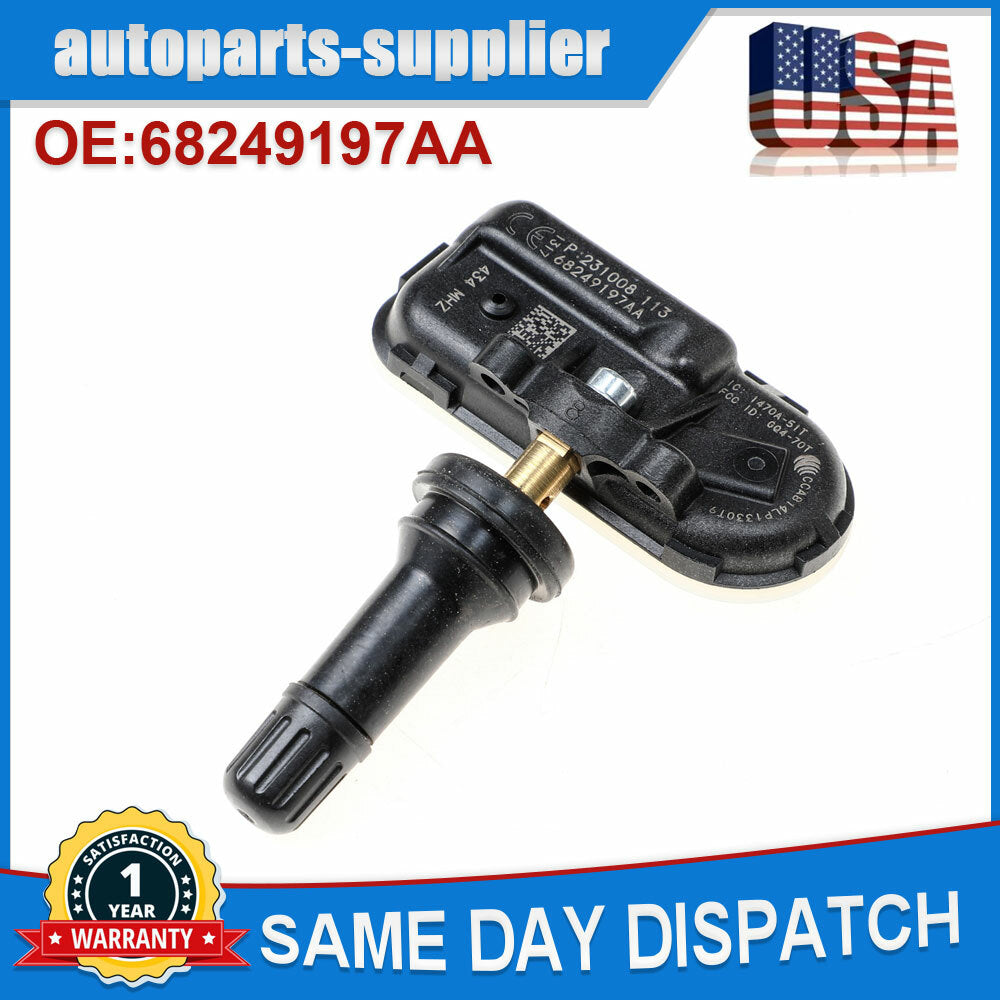 4 TPMS 68249197AA tire pressure sensors suitable for 2014-2018 for Dodge for RAM 1500 2500 3500