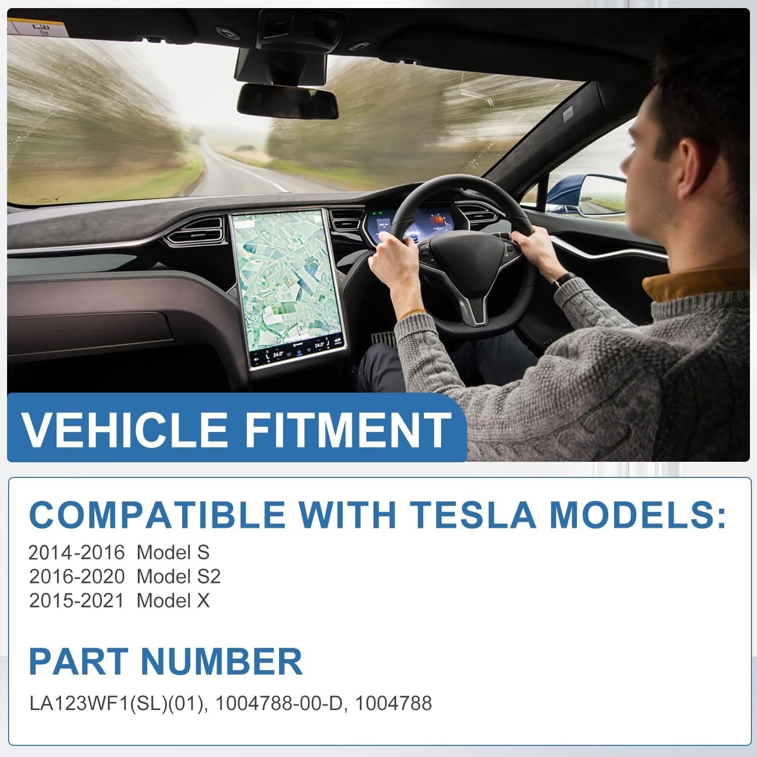 Display LA123WF1(SL)(01) for Tesla for Model S , S2, X GEN 2 Digital Instrument NEW