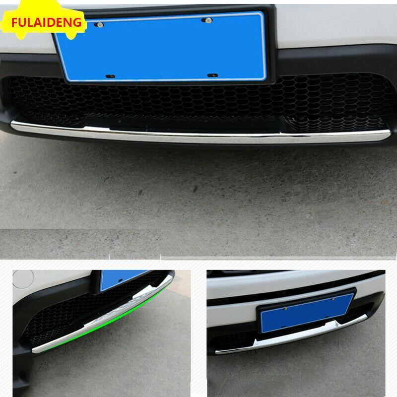 1X for Jeep Compass 17-2020 ABS Chrome Front Grille Bumper Protector Cover trim