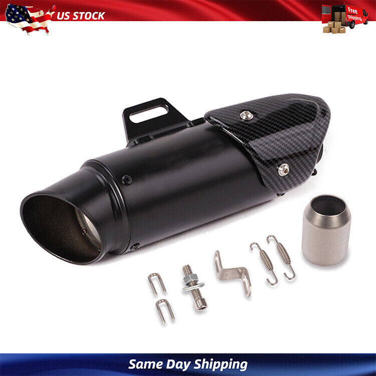 Motorcycle for Kawasaki Exhaust Muffler Pipe 51 mm Tail Tip Vent Pipe Silencer