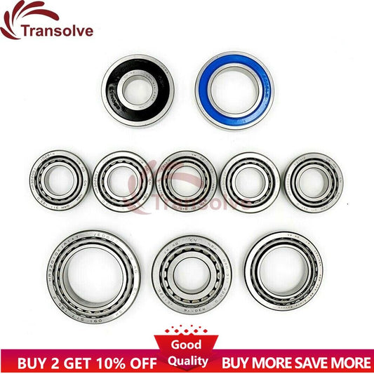 0AM DQ200 DSG 7 Speed Auto Transmission Bearing Kit 10PCS/SET for VW for AUDI for SKODA