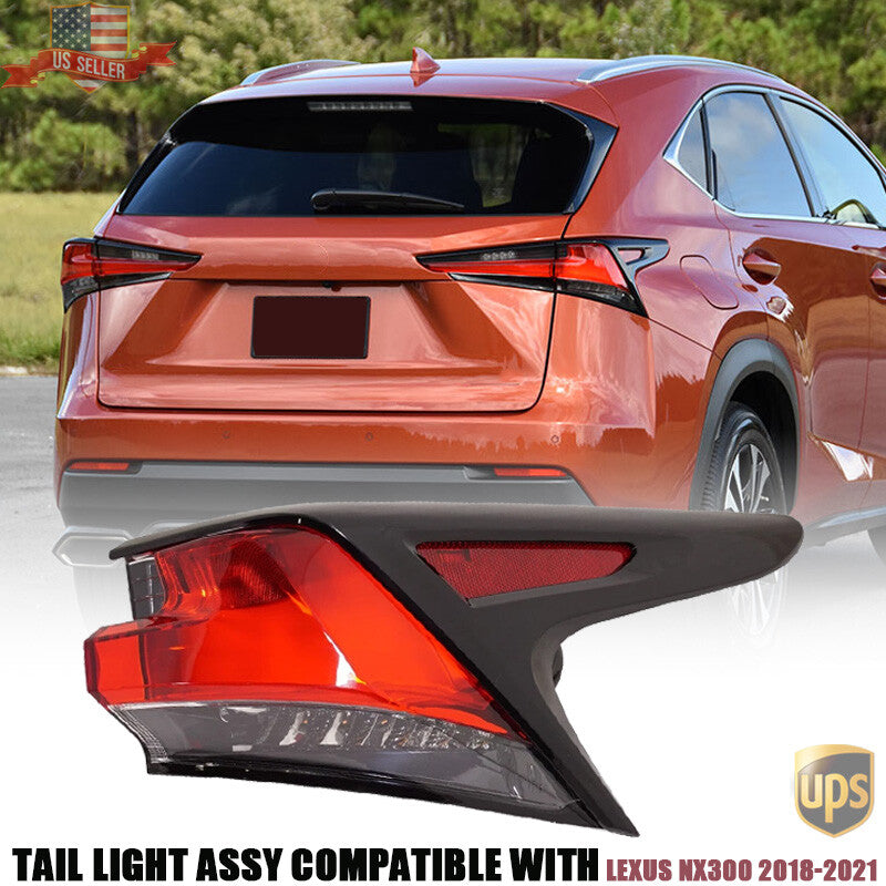 Outer LED Tail Light Assy For 2018 -2021 for Lexus NX300 Passenger Side 8155078040