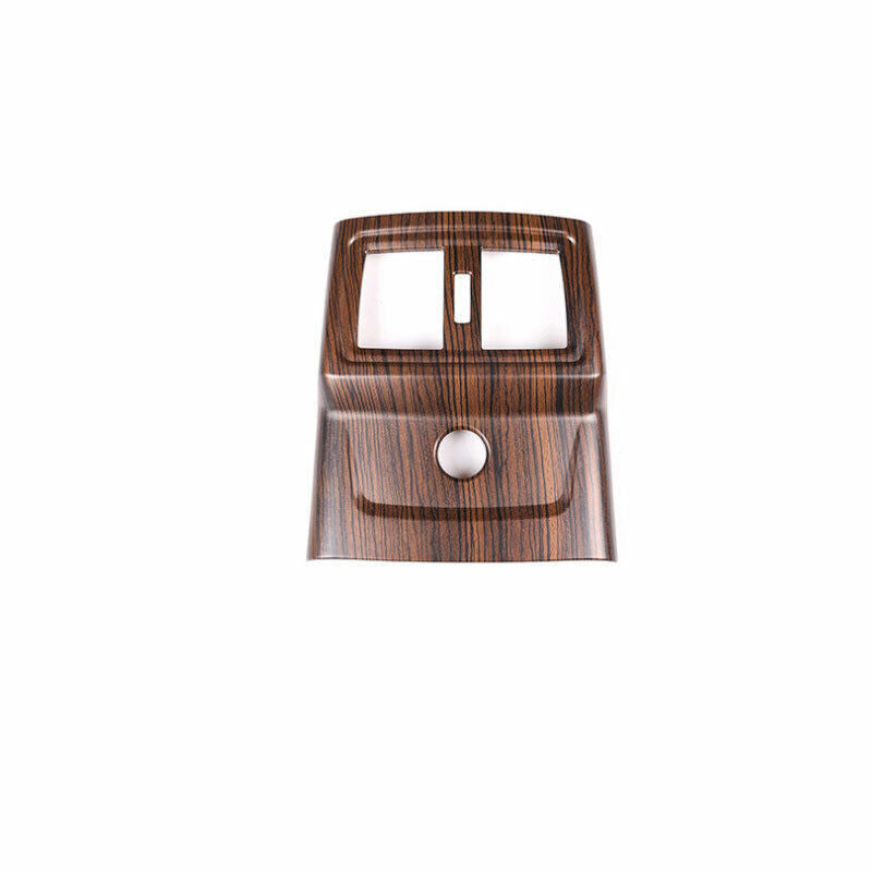 for BMW X1 2016-19 Pine Wood Grain Rear Air Outlet Anti-Kick Panel Vent Trim 1P