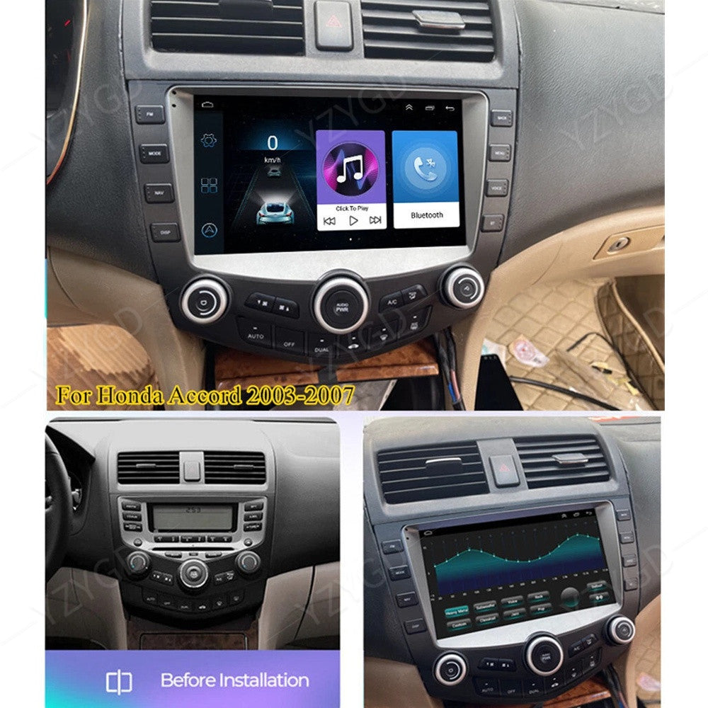 9 Android Auto Carplay for Honda for Accord 2003-2007 Car Stereo Radio GPS Navi SWC