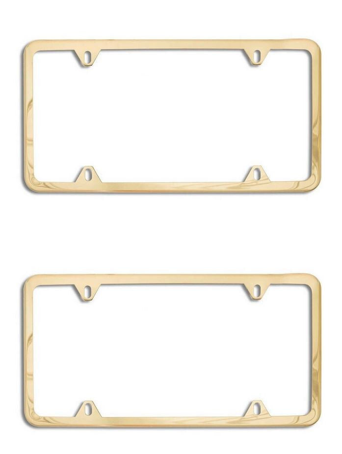 Gold-plated license plate, frame cover, and trunk lid for new  for ford  models