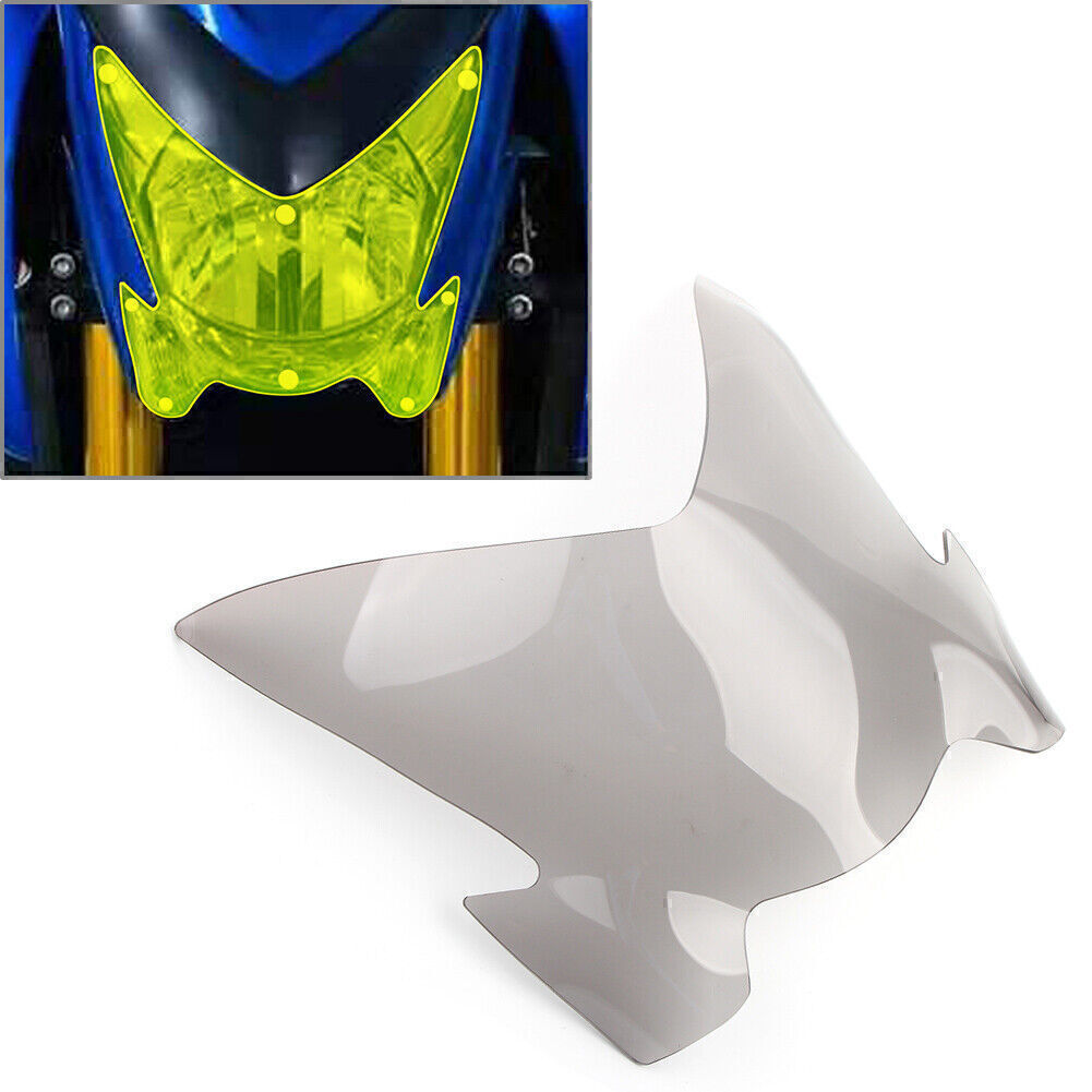 Headlight Guard Shield Screen Lens Cover for SUZUKI GSX-S1000 2017-2021 Smoke