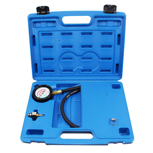 Automotive exhaust back pressure tester kit, pressure gauge, testing tool kit, sensor