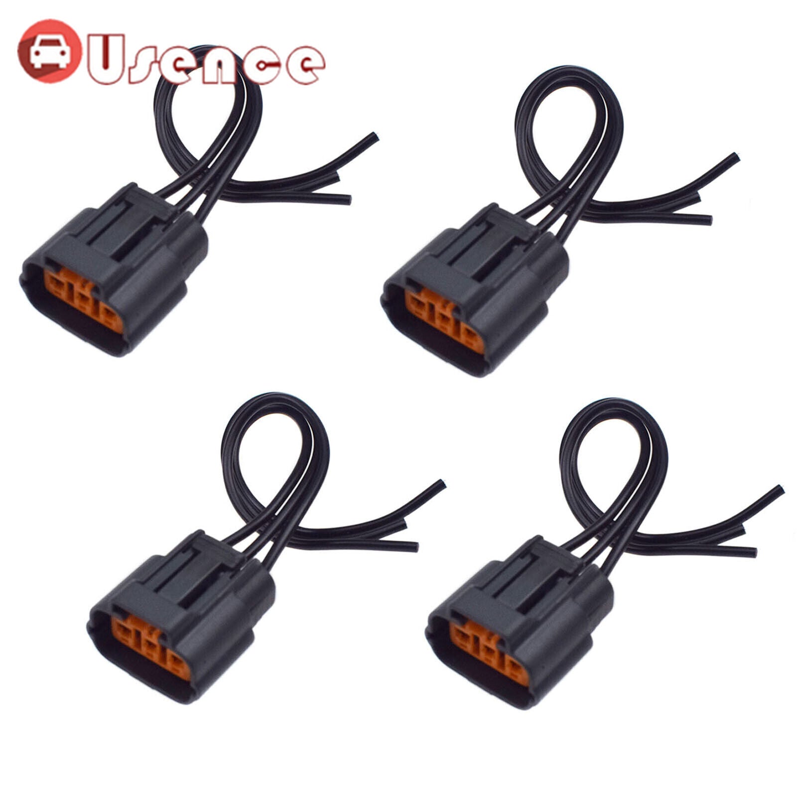 4Pcs Ignition Coil Connector Plug Harness MR994643 for DODGE for MITSUBISHI