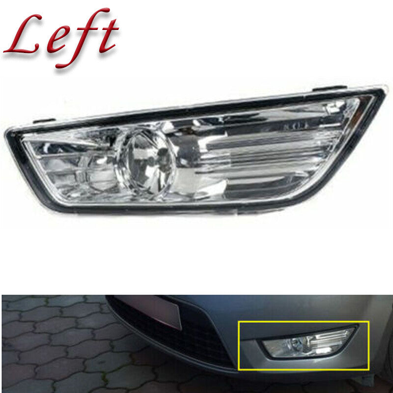 Left for Ford Mondeo MK4 2007-2010 Front Bumper Fog Light Reflector With Bulb