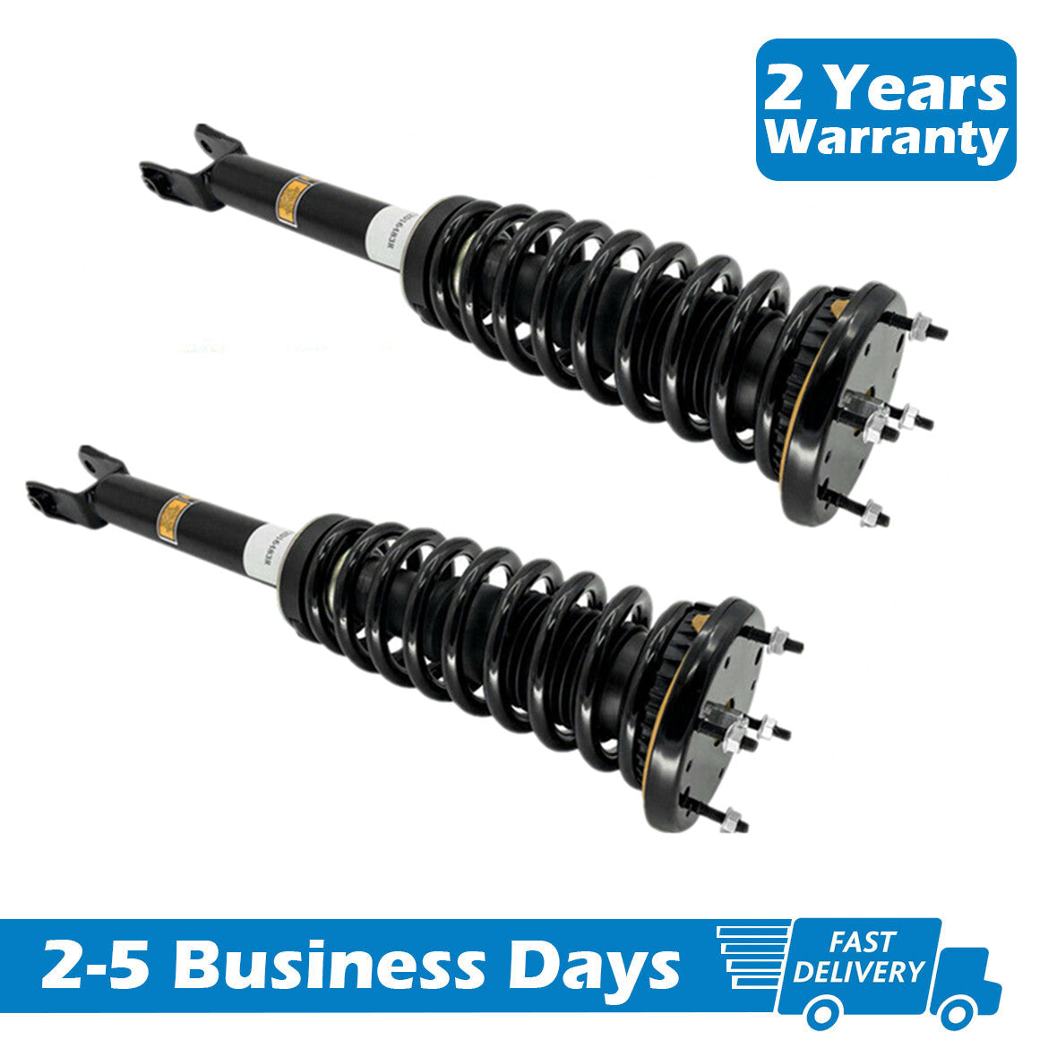 2-piece Assys electrically adjustable front shock absorber struts for Jaguar XJ X351 XJR XJR575 RWD (2010-19)