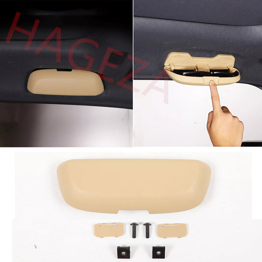 Beige Car Roof Glasses Case Sunglass Holder For Toyot@ for Land Cruiser LC250 2024+