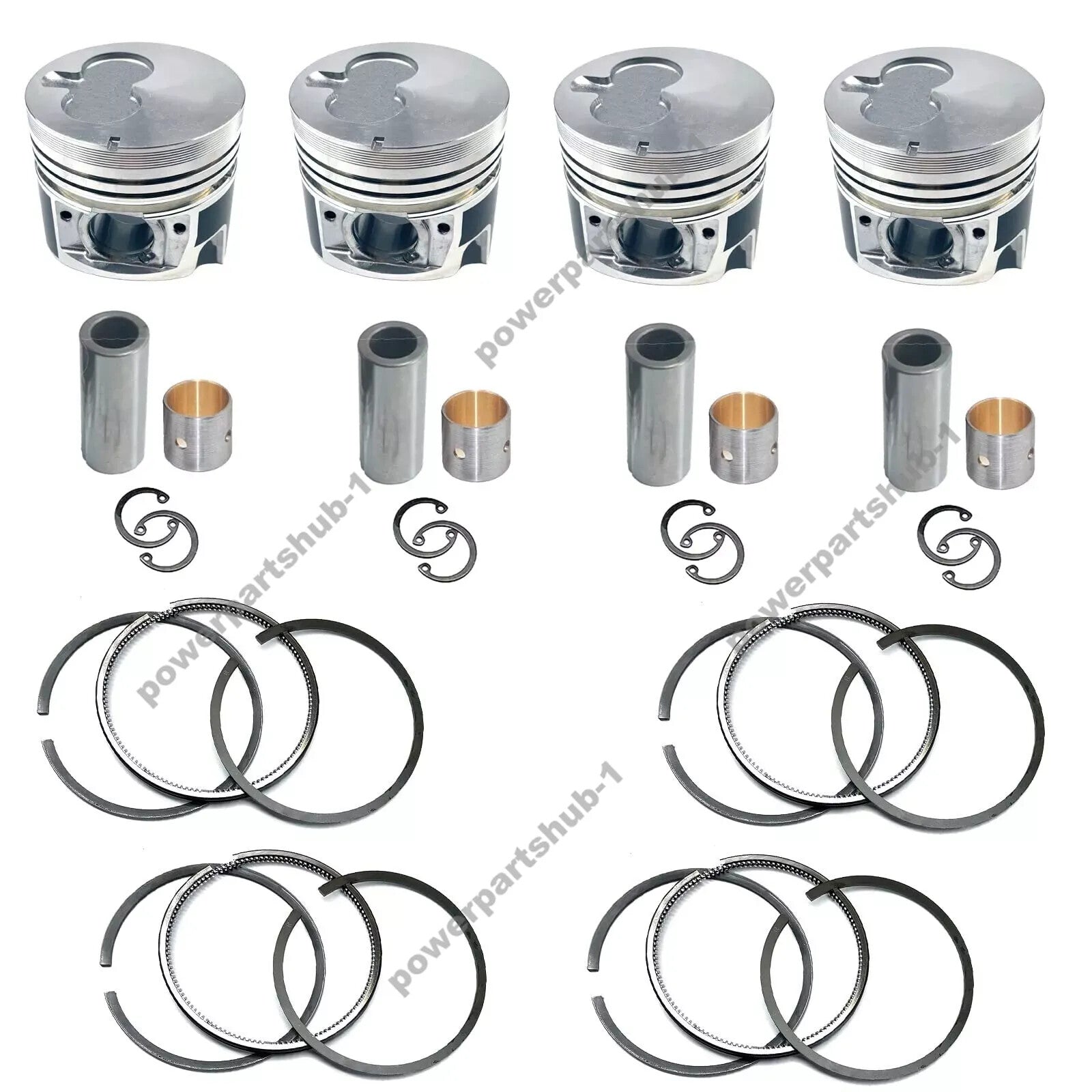 4LE1 Overhaul Rebuild Kit+Connecting rod+crankshaft for Isuzu Engine John Deer