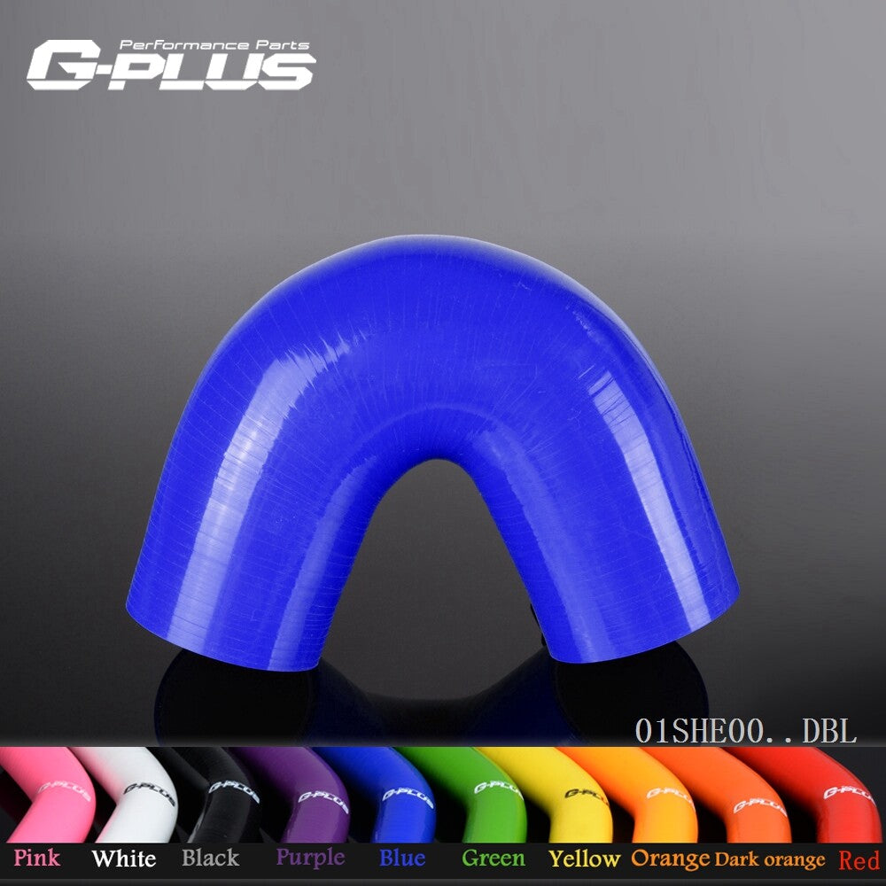 new 40mm 135-degree flexible hose turbine silicone elbow joint blue hose