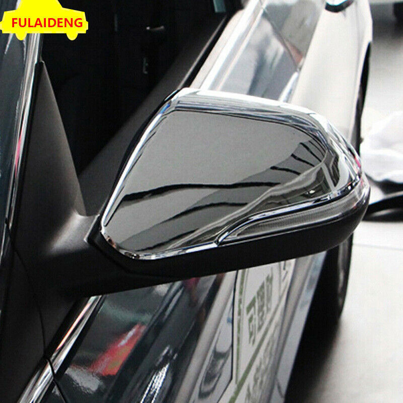 2P for Hyundai Sonata 2015-2019 ABS Chrome Rearview Side Door Mirror Cover trim