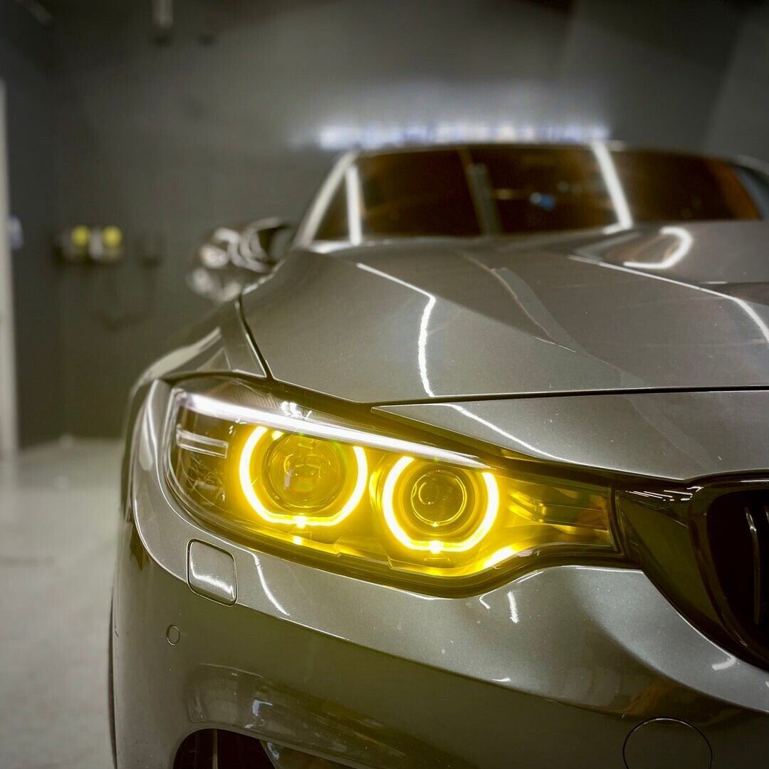 for BMW F80 M3 F82 M4 F32 4 SERIES 14-17 XENON HEADLIGHTS CSL YELLOW DRL MODULE