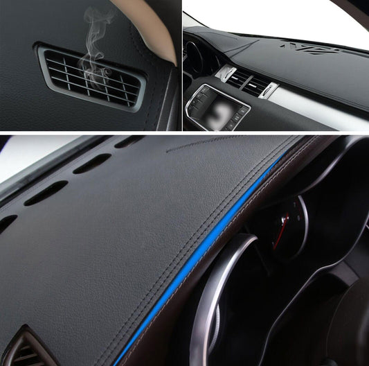 1X PU leather Dashboard Dash Mat Non-slip DashMat Sun Shade For M- for Benz CLA 20-24