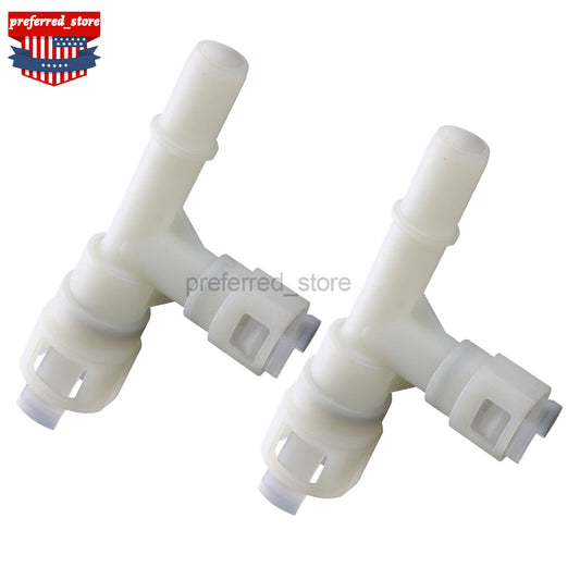 2X 800413 Heater Inlet Hose Connector for Cadillac for Chevrolet for GMC Truck SUV