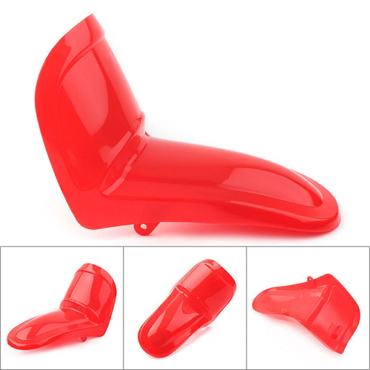 1X ABS Red Front Fender Cover Mudguard Fit for Yamaha PW50 Y-Zinger 50 Red Motor